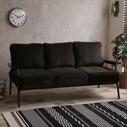 MerryRabbit - 北歐小戶型燈芯絨鐵藝梳化MR-118001三人位 Nordic 3 Seaters Corduroy Sofa
