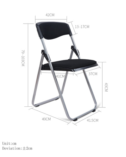MerryRabbit - 4 張時尚摺疊椅MR-397 4 Pcs Plastic Folding Chairs with Fabric Pad