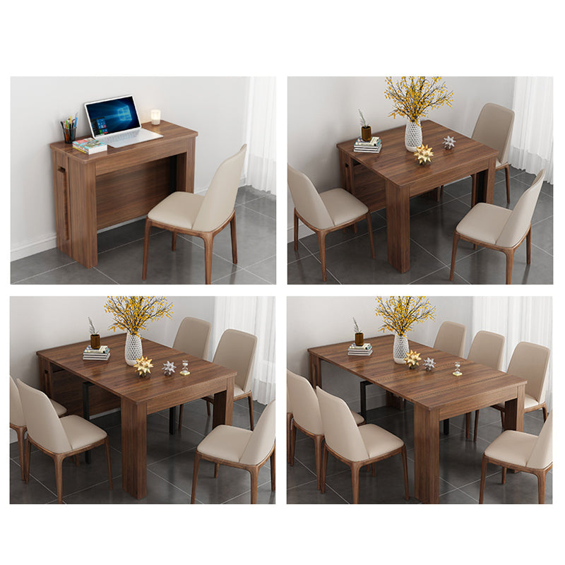 MerryRabbit - 實木餐桌家用小戶型伸縮餐桌 MR-9930-HT-PW  Extendable Solid wood Dining Table