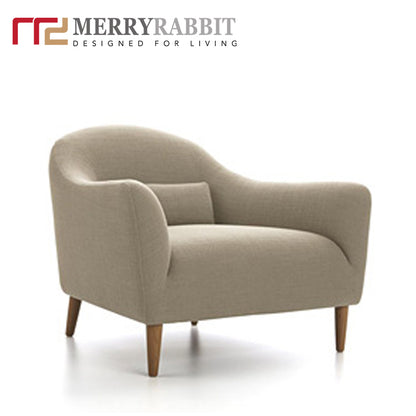 MerryRabbit – 北歐簡約布藝沙發單人位MR-9075 Single seater fabric Sofa