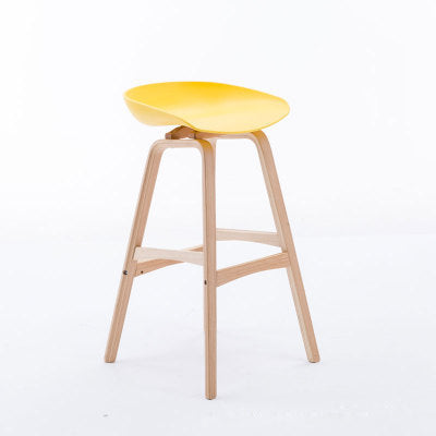 MerryRabbit - 北歐創意實木吧檯椅MR-75 Creative Solid Wood Bar Chair