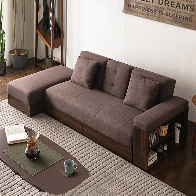 MerryRabbit - 布藝簡約多功能梳化組合MR-SS-001 Multi-functional Fabric sofa bed with storage ottoman and armrest