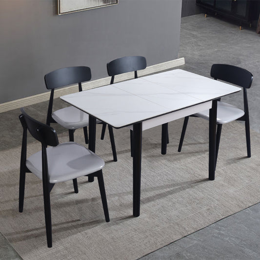 MerryRabbit - 小戶型多功能伸縮餐桌一桌四椅 MR-3D Extendable Dining Table with 4 Chairs