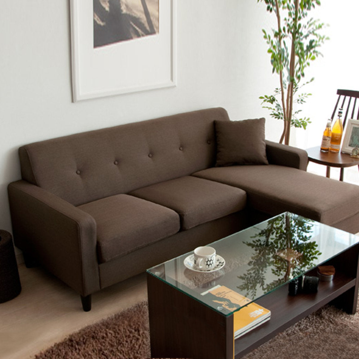 MerryRabbit – 日式轉角梳化 MR-213 L-Shape fabric sofa