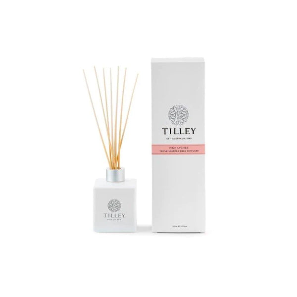 TILLEY - 粉紅荔枝味藤枝香薰150ml Pink Lychee Aromatic Reed Diffuser 150ml