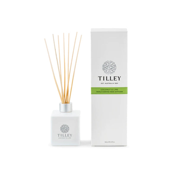 TILLEY - 椰子青檸味藤枝香薰150ml Coconut & Lime Aromatic Reed Diffuser 150ml