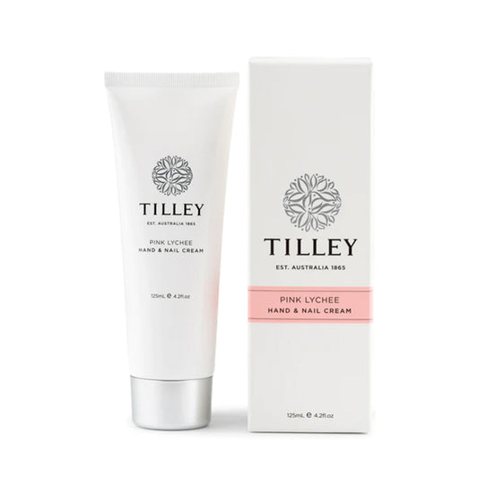 TILLEY - 粉紅荔枝味潤手霜125ml Pink Lychee Hand & Nail Cream 125ml
