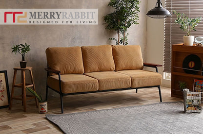 MerryRabbit - 北歐小戶型燈芯絨鐵藝梳化MR-118001三人位 Nordic 3 Seaters Corduroy Sofa