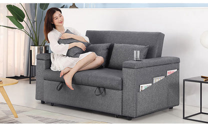 MerryRabbit - 多功能可折疊儲物沙發床 MR-20128 Multi functional Foldable Wearproof Pu Sofa Bed with Storage