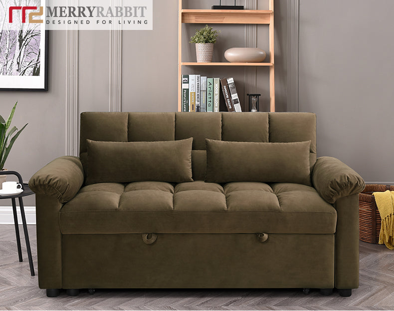 MerryRabbit – 多功能可折疊布藝沙發床MR-2801 2 seater multi-functional foldable fabric sofa bed