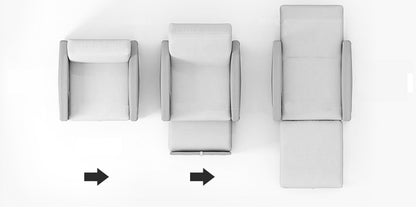 MerryRabbit - 日式多功能單人皮藝梳化床 MR-7296 Single Seater Multi-functional Folding Microfiber Leather Sofa