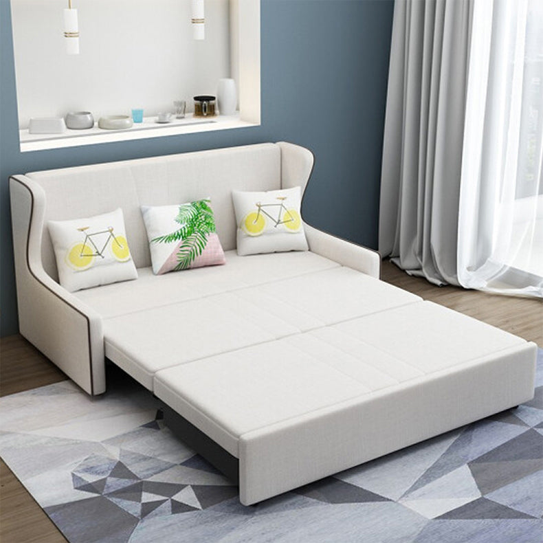 MerryRabbit - 116cm高背多功能褶疊布藝儲物梳化床MR-6065 High Back Multi-functional Folding Storage Fabric Sofa Bed 116 cm