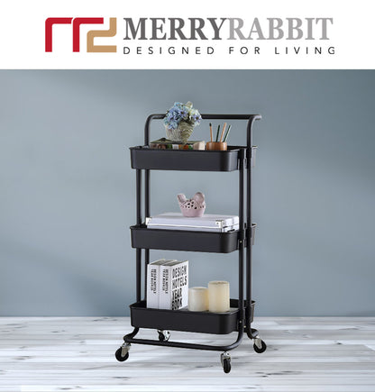 MerryRabbit - 三層多功能置物手推車MR-666 Heavy duty metal Trolley