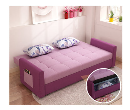 MerryRabbit - 多功能儲物布藝三人位梳化床 MR-7088B Multi-functional folding sofa bed with storage