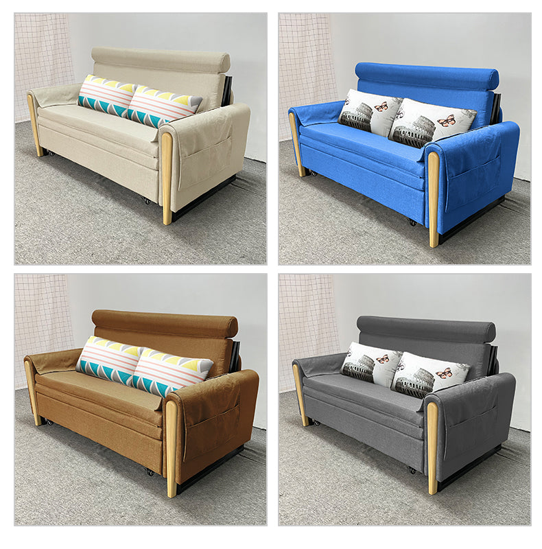 MerryRabbit - 150cm多功能摺疊儲物梳化床MR-801  Multi-functional foldable fabric sofa bed with Storage
