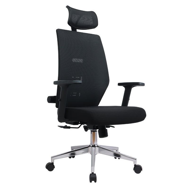 MerryRabbit - 高背活動頭枕網布轉椅電腦椅辦公椅 MR-8026H High Back Mesh Office Chair