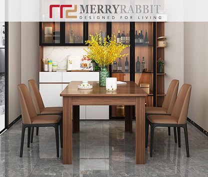 MerryRabbit - 實木餐桌家用小戶型伸縮餐桌 MR-9930-HT-PW  Extendable Solid wood Dining Table