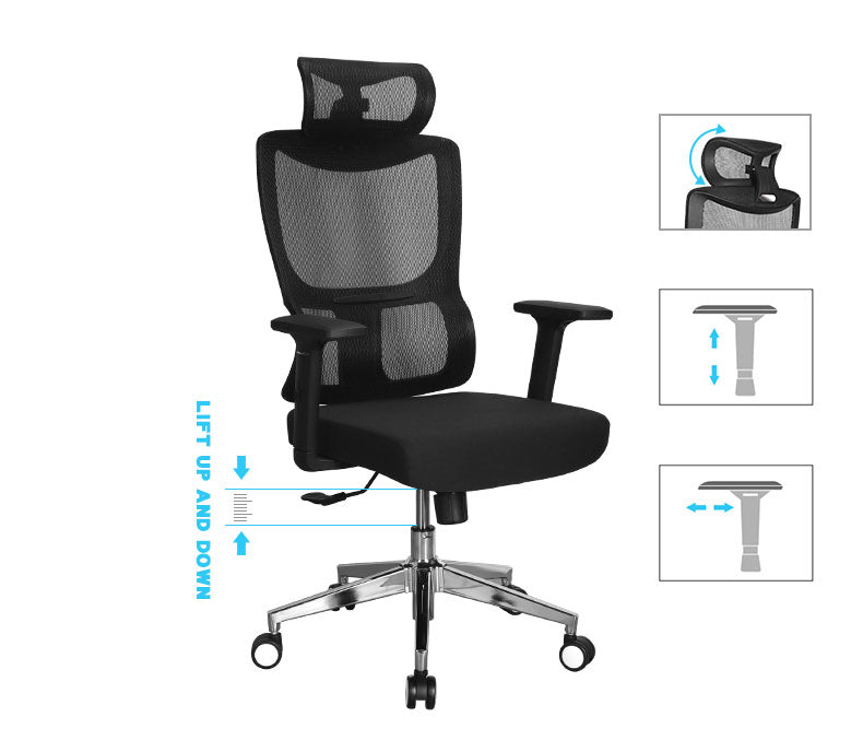 MerryRabbit -高背人體工學電腦椅辦公椅網椅MR-A699 High Back Ergonomics Mesh Office Chair Computer Chair