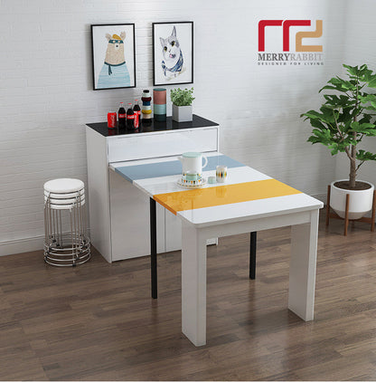 MerryRabbit – 時尚多功能餐邊櫃可伸縮餐桌MR-D1815 Multi-functional Side Cabinet Expandable dining