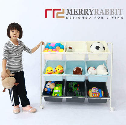 MerryRabbit - 兒童玩具收纳架JSZ004-2 Children Storage set [3-7工作天特快派送]