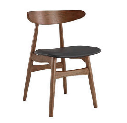 MerryRabbit - 2張實木餐桌椅MR-NC004  2 Pcs Solid Wood Pu Dining Chairs