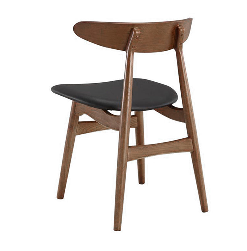 MerryRabbit - 2張實木餐桌椅MR-NC004  2 Pcs Solid Wood Pu Dining Chairs