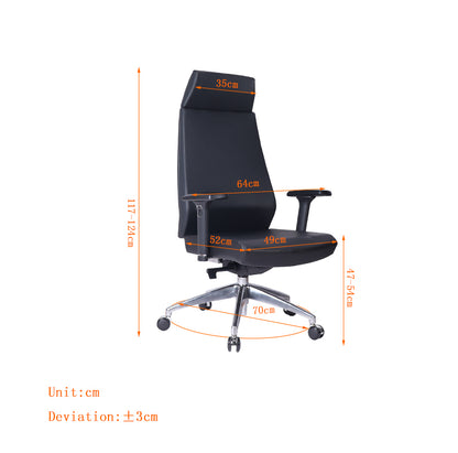 MerryRabbit - 高靠背老闆PU仿皮轉椅 MR-P33  Pu Leather High Back Chair Manager Chair Office Chair