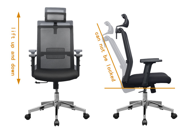 MerryRabbit -人體工學辦公椅職員椅 MR-MS8006