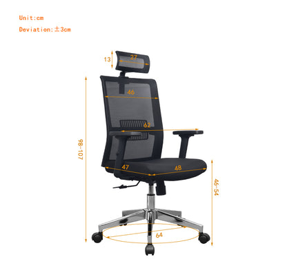 MerryRabbit -人體工學辦公椅職員椅 MR-MS8006