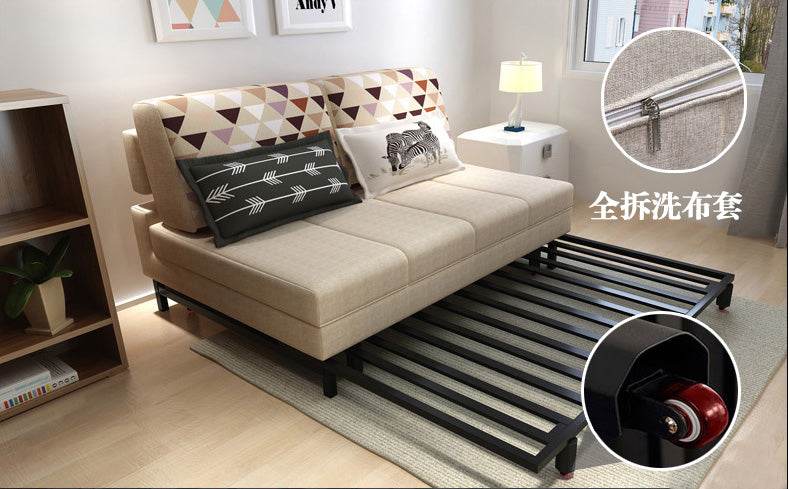 MerryRabbit - 120cm雙人位多功能摺疊梳化床MR-6010 Multi-functional 1.2M 2 Seaters Foldable Fabric Sofa Bed