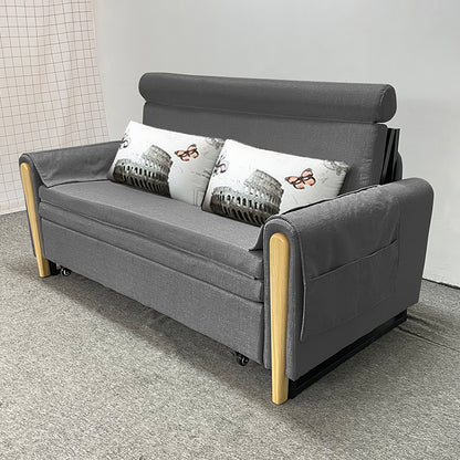MerryRabbit - 150cm多功能摺疊儲物梳化床MR-801  Multi-functional foldable fabric sofa bed with Storage