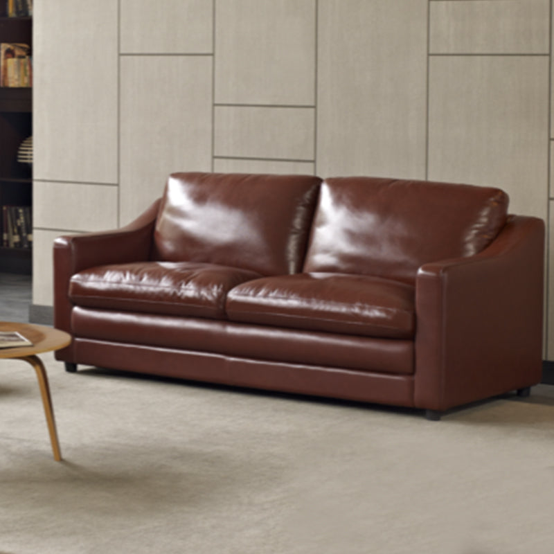 MerryRabbit – 153cm頭層牛皮2人位梳發 MR-1805 Cow Leather 2 Seaters Sofa