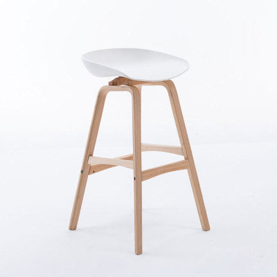 MerryRabbit - 北歐創意實木吧檯椅MR-75 Creative Solid Wood Bar Chair