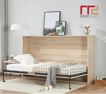 MerryRabbit -多功能側翻隱形床 120cm雙人床 MR-YXC04 Multifunctional WallBed 90cm single bed