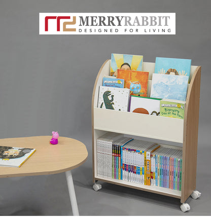 MerryRabbit - 可移動兒童書架收納架WT037-5 Movable Kid's bookshelf with Storage Rack [3-7工作天特快派送]
